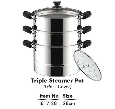 Triple Steamer Pot